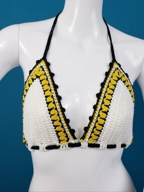 🆕️ 🌴 LOVE SEN Hippie Crochet Halter Top // (NWT)